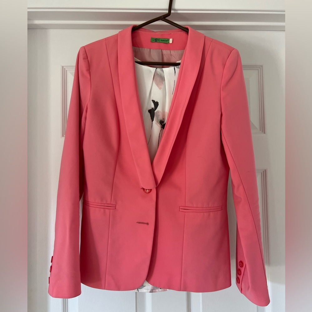 Zara Vibrant Pink Blazer